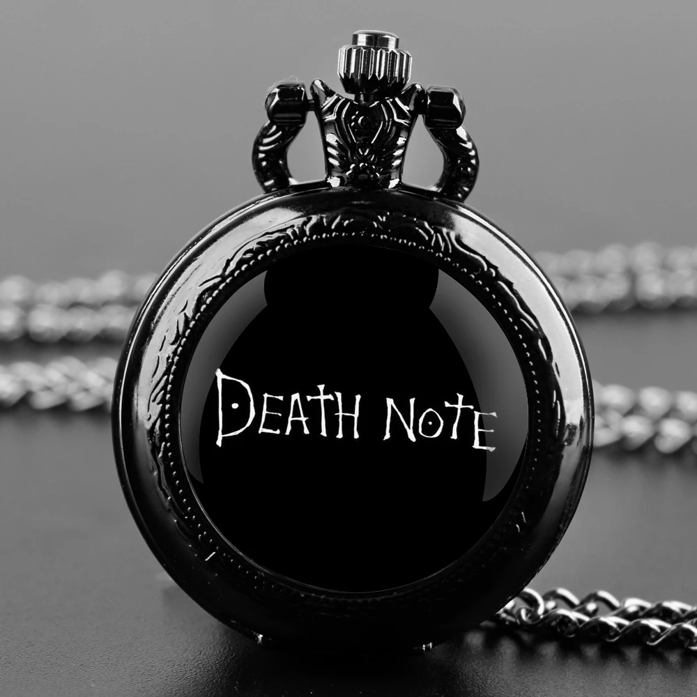 Death Note Replica - Elegante death note design preto relógio